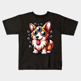 Corgi monster Kids T-Shirt